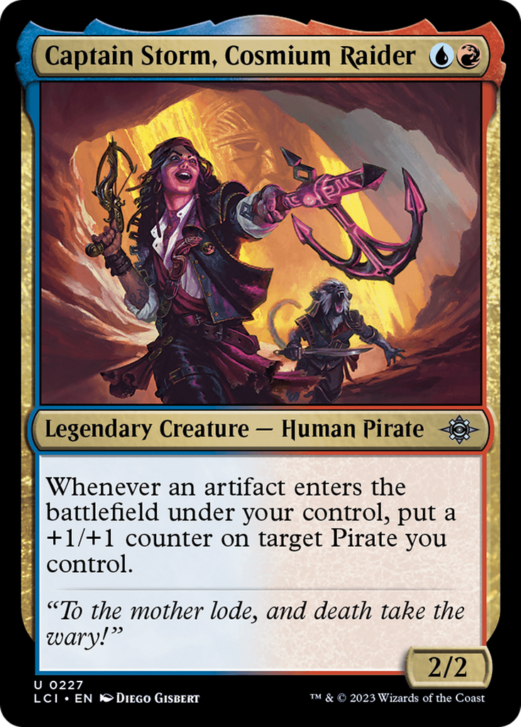 mtg storm cards Captain Storm, Cosmium Raider [The Lost Caverns of Ixalan]