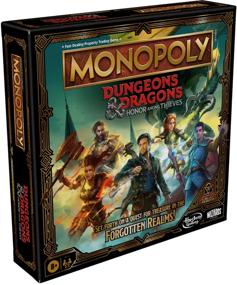 Monopoly Dungeons & Dragons Honor Among Thieves