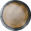 Woodgrain Ready For Battle LARP Buckler