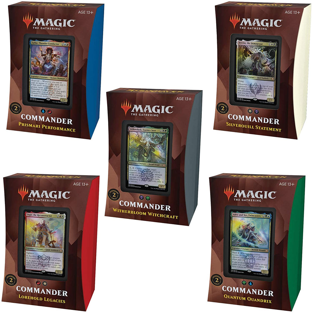 mtg preconstructed decks commander Strixhaven counters This Edge of Eternities How to easily catalog Condition:Damaged