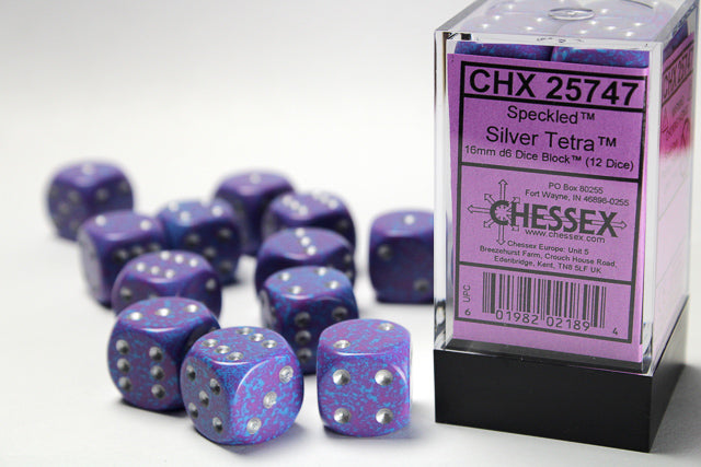 Chessex: 16mm 12d6 Speckled Dice Set