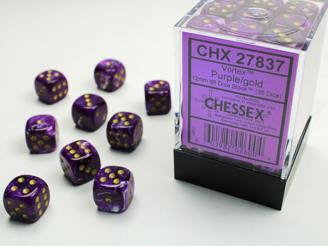 Chessex: D6  Vortex™ Dice sets - 12mm