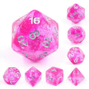 Flushed Frost Rpg Dice Set