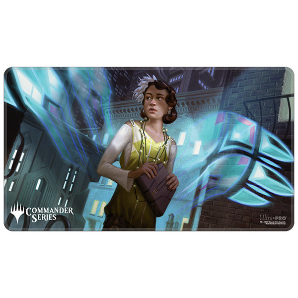 Playmat: MTG Stitched- Commander Series 1- Monocolor- Giada, Font of Hope