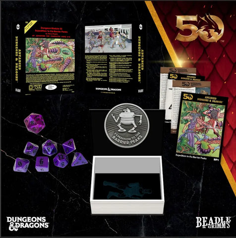 Beadle and Grimm's D & D Classic Module Dice Collection - Expedition to Barrier Peaks