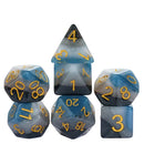 Denim Swirls Rpg Dice Set