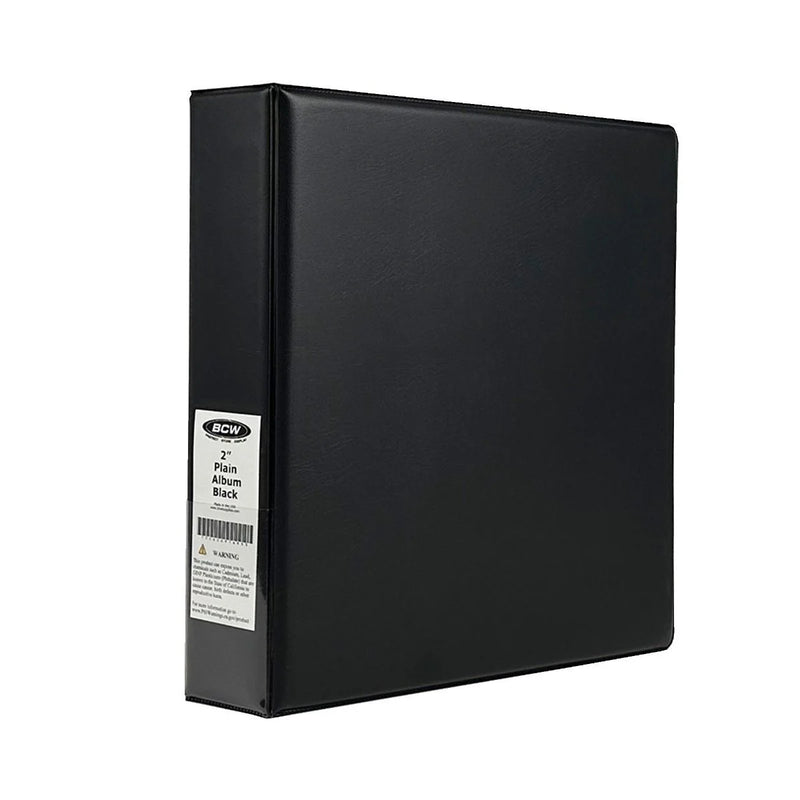 2 in. Album - Plain - Black