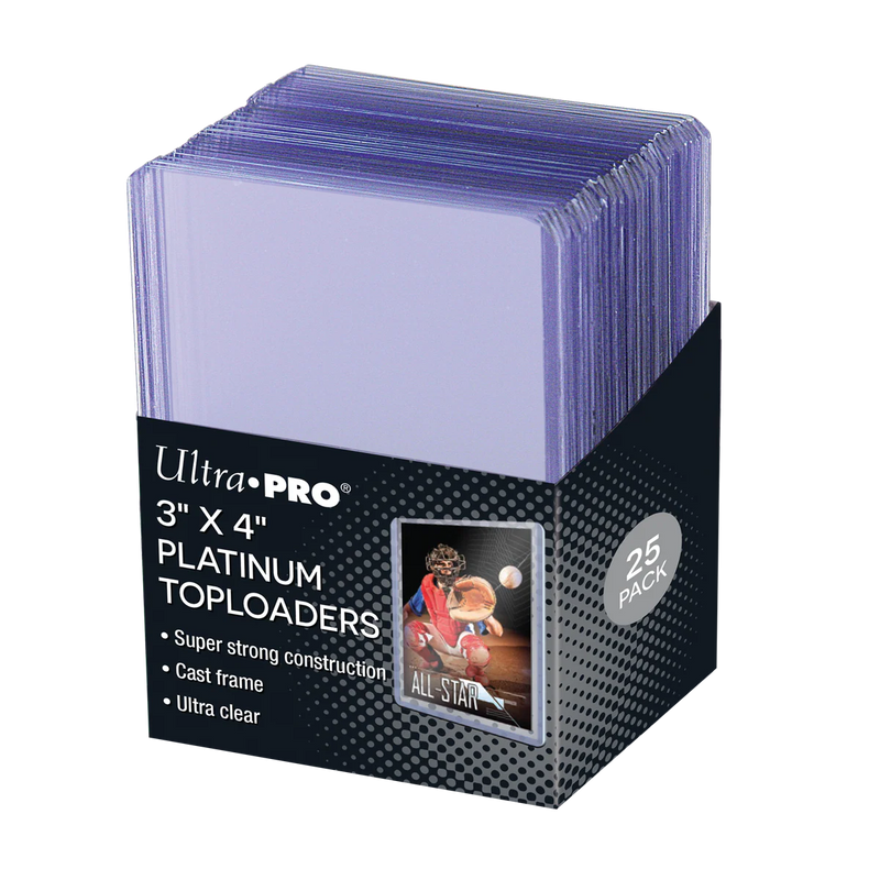 Ultra Pro 3 x 4 Plattinum Toploaders