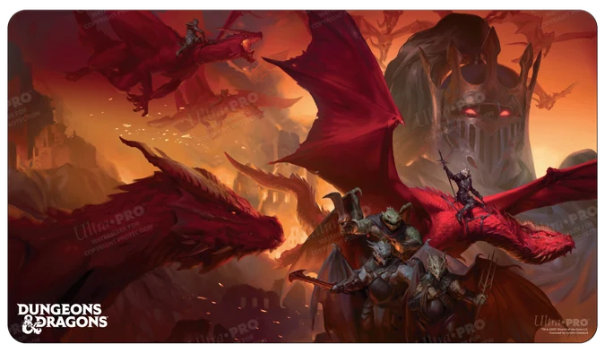 Cover Series Dragonlance Shadow of the Dragon Queen Standard Gaming Playmat for Dungeons & Dragons