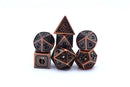 Hollow Metal Wyvern Dice Set