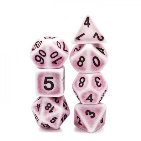 Pink Ancient Rpg Dice Set