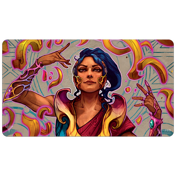 Playmat: MTG- The Lost Caverns of Ixalan- Saheeli, the Sun’s Brilliance