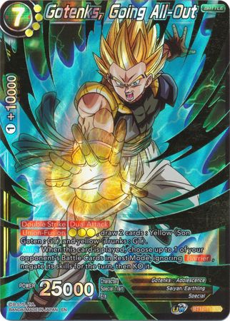 Gotenks, Going All-Out (BT10-110) [Rise of the Unison Warrior 2nd Edit