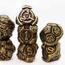Airship Gears: Brazen Bulkhead - Metal Rpg Dice Set