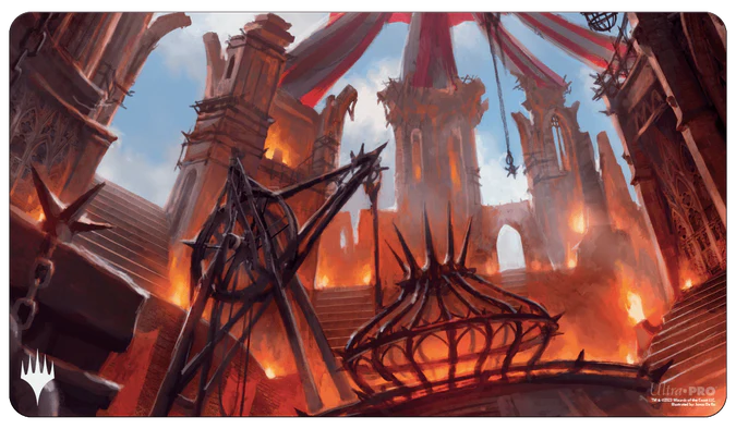 Ravnica Remastered Cult of Rakdos Blood Crypt Standard Gaming Playmat for Magic: The Gathering
