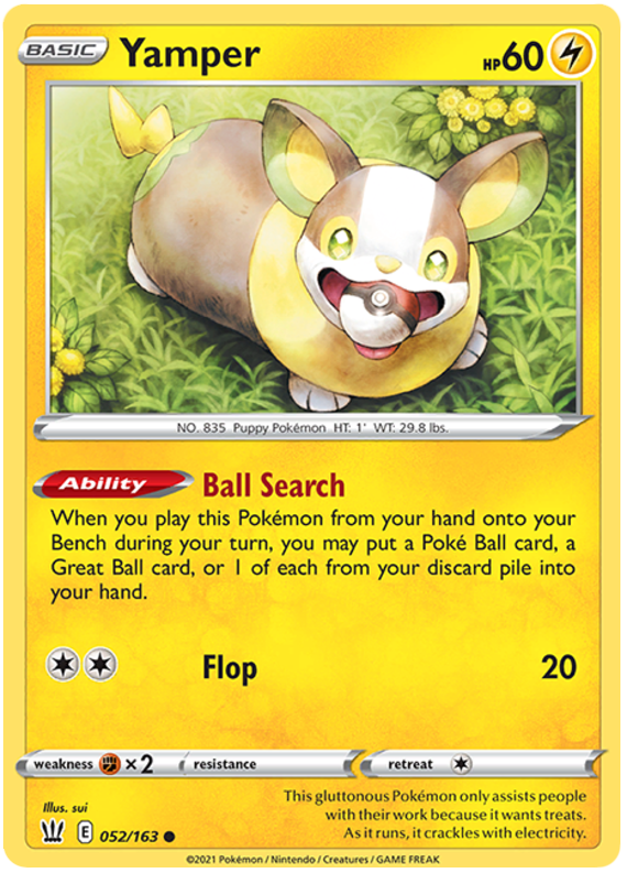 Yamper (052/163) [Sword & Shield: Battle Styles]