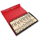 We Games Double 6 Dominoes - Ivory with Black