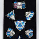 Dice 51: Interstellar Indigo - Metal Rpg Dice Set