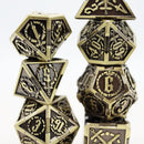 Crossed Swords: Timeworn Sword - Metal Rpg Dice Set