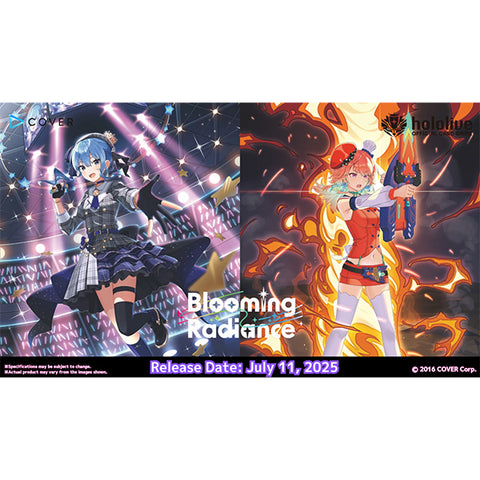 Hololive OCG: Blooming Radiance Booster Display