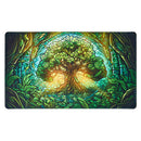 Playmat: Stained Glass- Mythical Forest