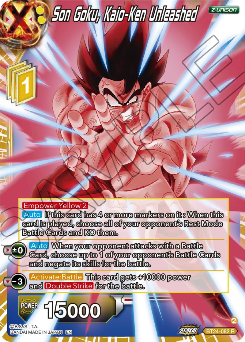 Son Goku, Kaio-Ken Unleashed (BT24-082) [Beyond Generations]
