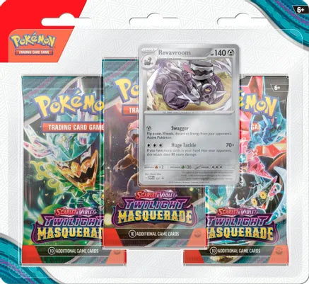 Pokemon: Twilight Masquerade 3-Pack Blister