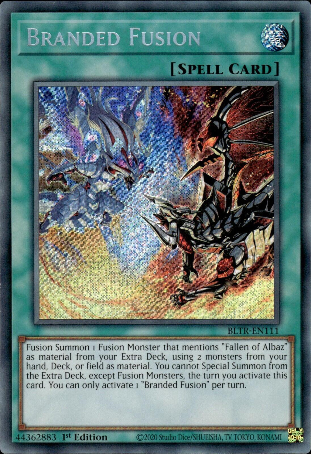 fallen of albaz fusion monsters Branded Fusion [BLTR-EN111] Secret Rare