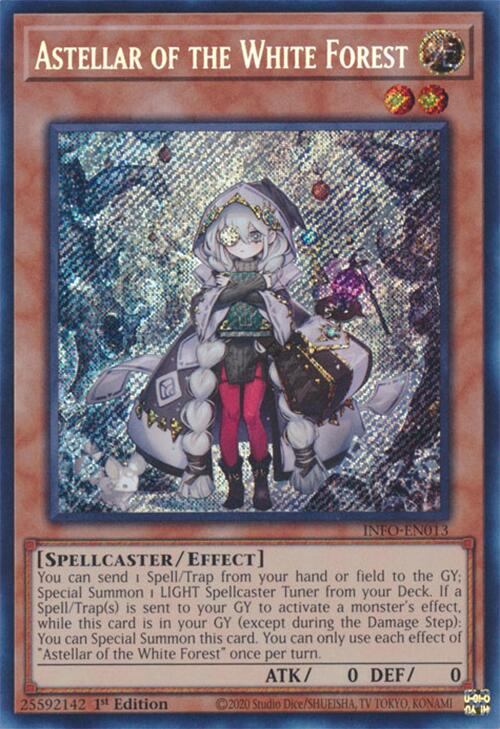 yugioh duel links how to increase extra deck Astellar of the White Forest [INFO-EN013] Secret Rare
