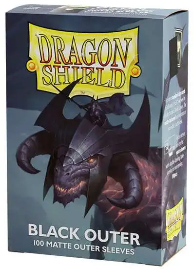 Dragon Shield - 100 ct Black outer sleeves