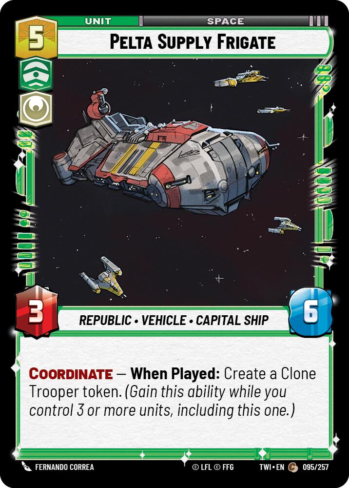 Pelta Supply Frigate (095/257) (095/257) [Twilight of the Republic]