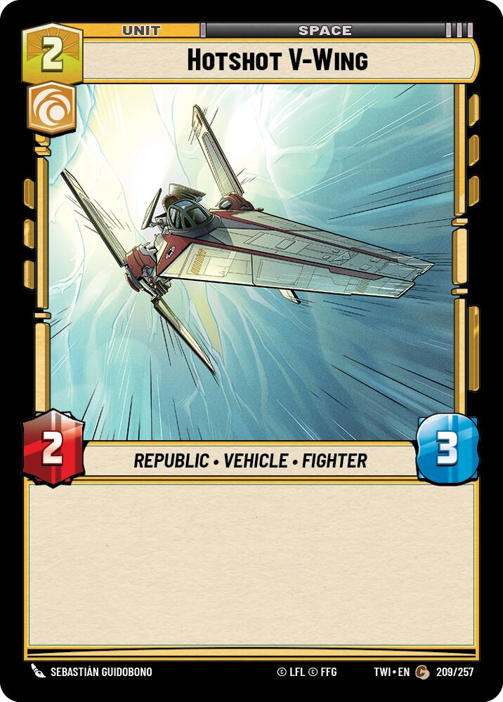 Hotshot V-Wing (209/257) (209/257) [Twilight of the Republic]