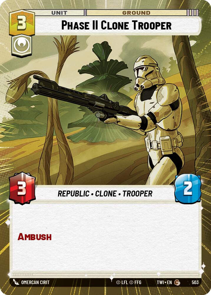 Phase II Clone Trooper (503) (Hyperspace) (503) [Twilight of the Republic]