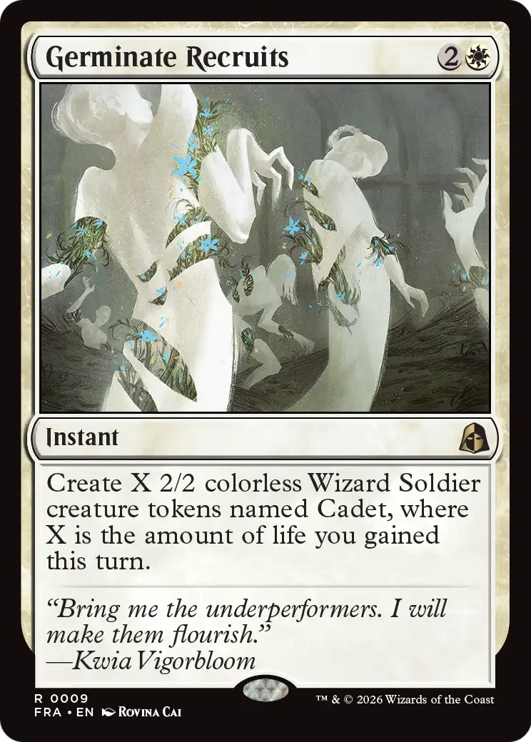 Germinate Recruits [Reality Fracture]