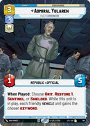 Admiral Yularen - Fleet Coordinator (781) (Hyperspace Foil) (781) [Jump to Lightspeed]