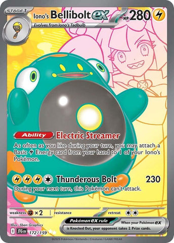 Iono's Bellibolt ex (172/159) [Scarlet & Violet: Journey Together]