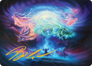 Call the Spirit Dragons Art Card (21/54) (Gold-Stamped Signature) [Tarkir: Dragonstorm Art Series]