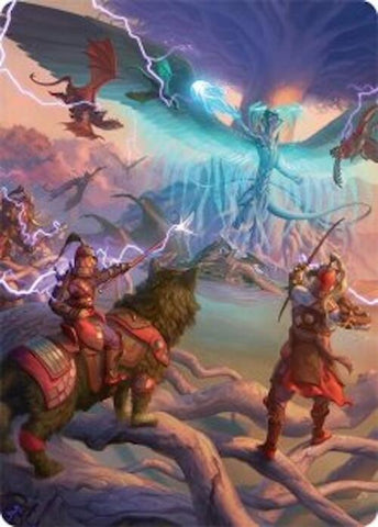 All-Out Assault Art Card (50/54) [Tarkir: Dragonstorm Art Series]