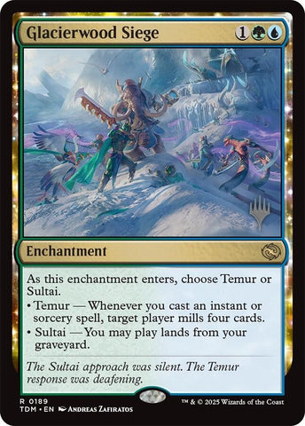 Glacierwood Siege (Promo Pack) [Tarkir: Dragonstorm Promos]