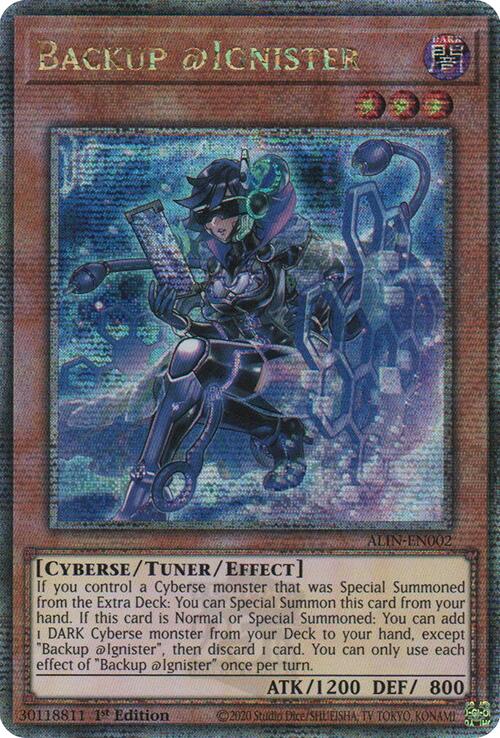 Backup @Ignister [ALIN-EN002] Quarter Century Secret Rare