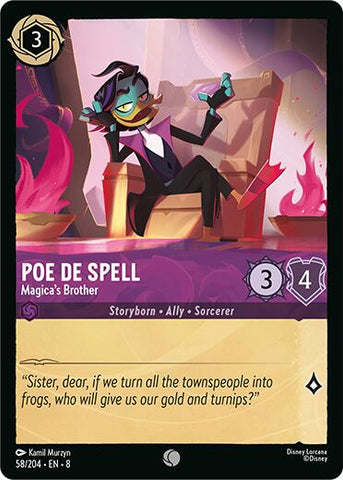 Poe De Spell - Magica's Brother (58/204) [Reign of Jafar]