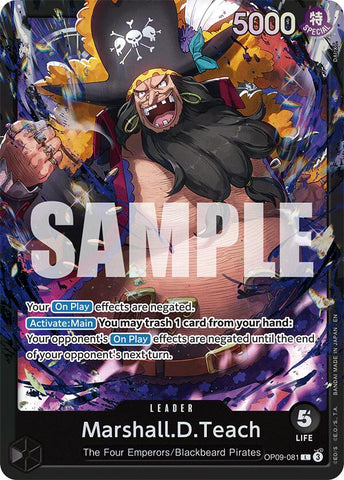 Marshall.D.Teach (OP09-081) [Starter Deck: Black Marshall.D.Teach]