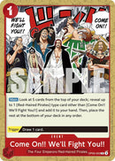Come On!! We'll Fight You!! (Reprint) [Starter Deck: Red Shanks]