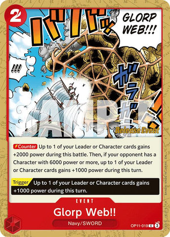 Glorp Web!! [A Fist of Divine Speed Release Event Cards]