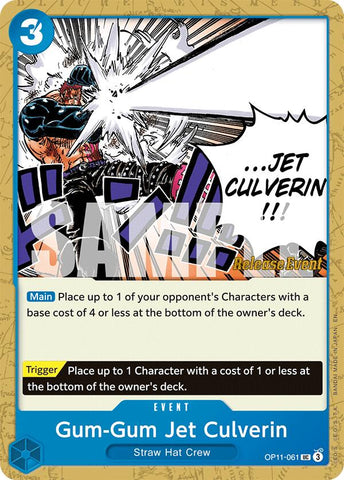 Gum-Gum Jet Culverin [A Fist of Divine Speed Release Event Cards]