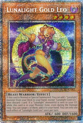 Lunalight Gold Leo (Starlight Rare) [DUAD-EN005] Starlight Rare