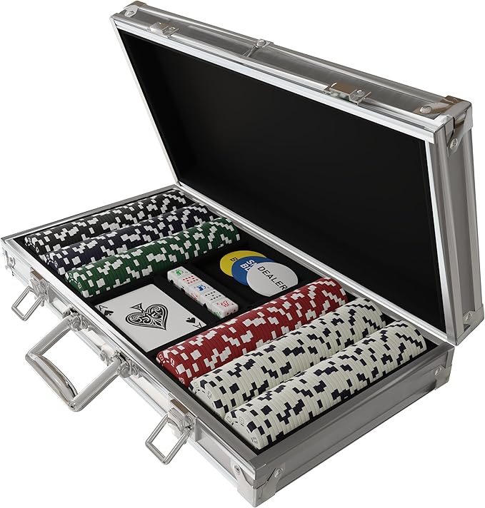 Pressman Premium Classics — Professional 300-Piece Poker Set