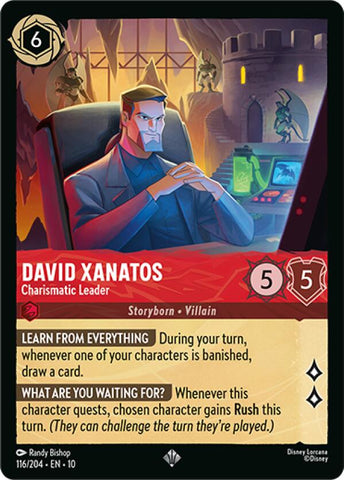 David Xanatos - Charismatic Leader (116/204) [Whispers in the Well]