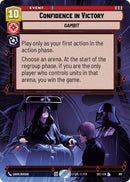 Confidence in Victory (901) (Hyperspace Foil) (901) [Secrets of Power]