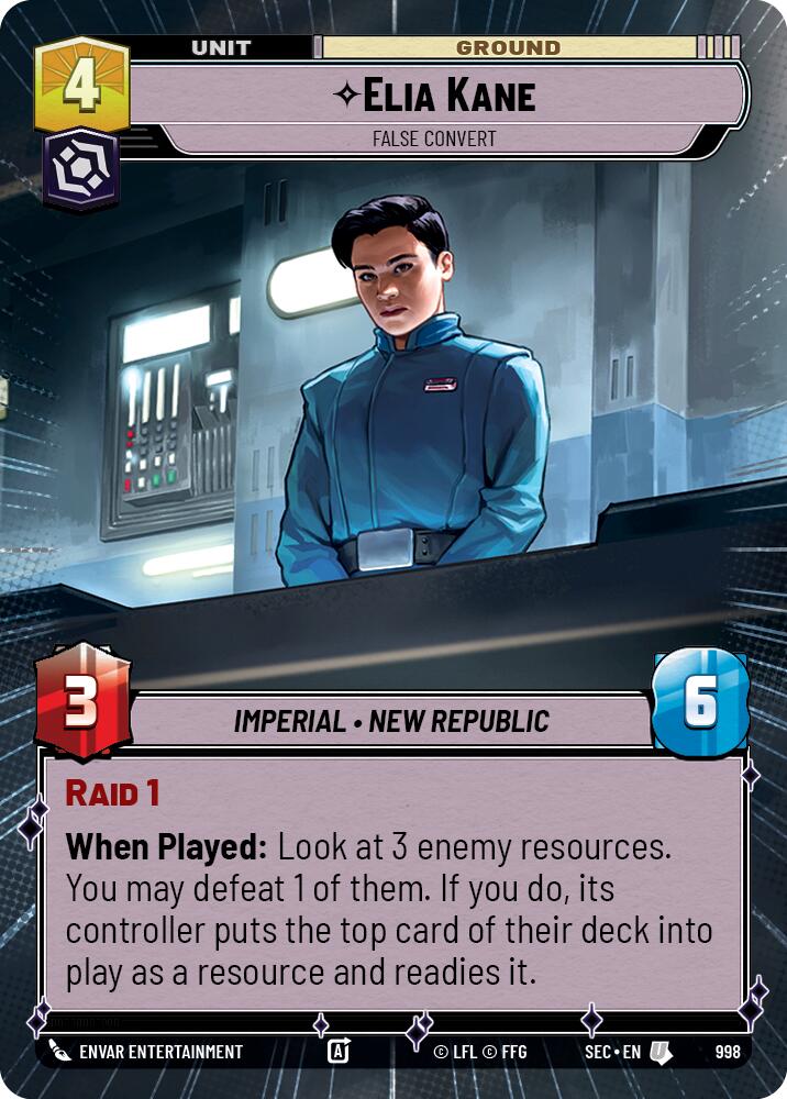 Elia Kane - False Convert (Hyperspace Foil) (998) (998) [Secrets of Power]